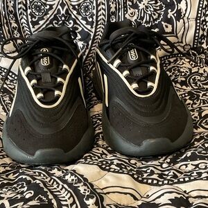 adidas Black and Cream Kids Sneakers